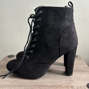 Charlotte Russe Heel Boots with laces